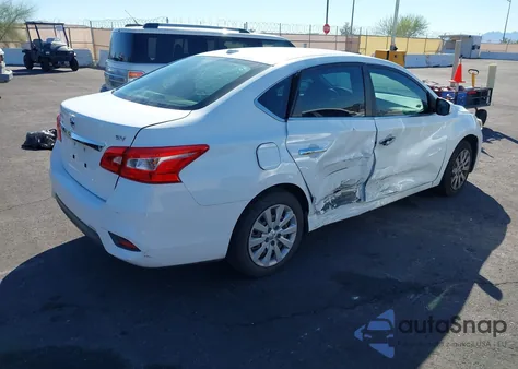 2016 Nissan Sentra Sv z USA, uszkodzony, nr VIN 3N1AB7AP8GY226695